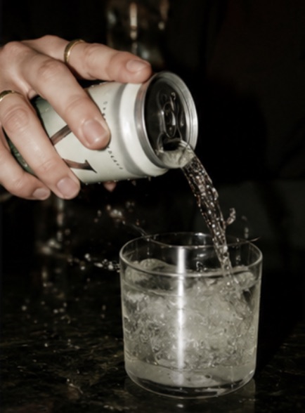 Pouring VYRE over ice
